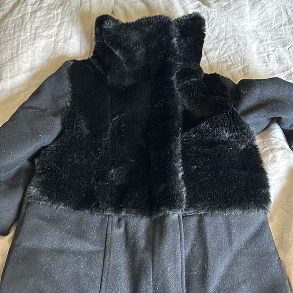 The Kooples jacket/coat faux fur and wool - Picture 9 of 9